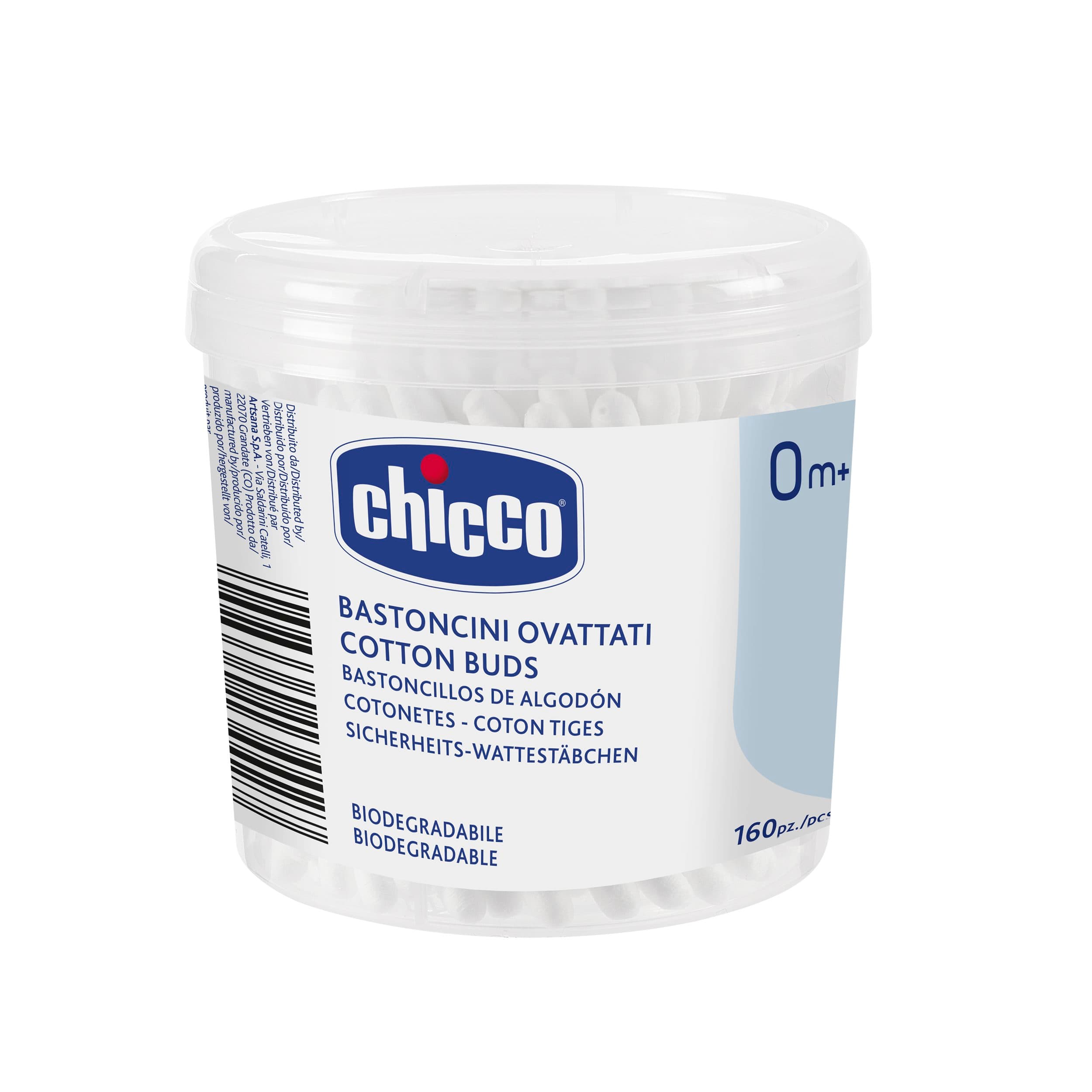 Betisoare igiena Chicco 160 buc, 0luni+