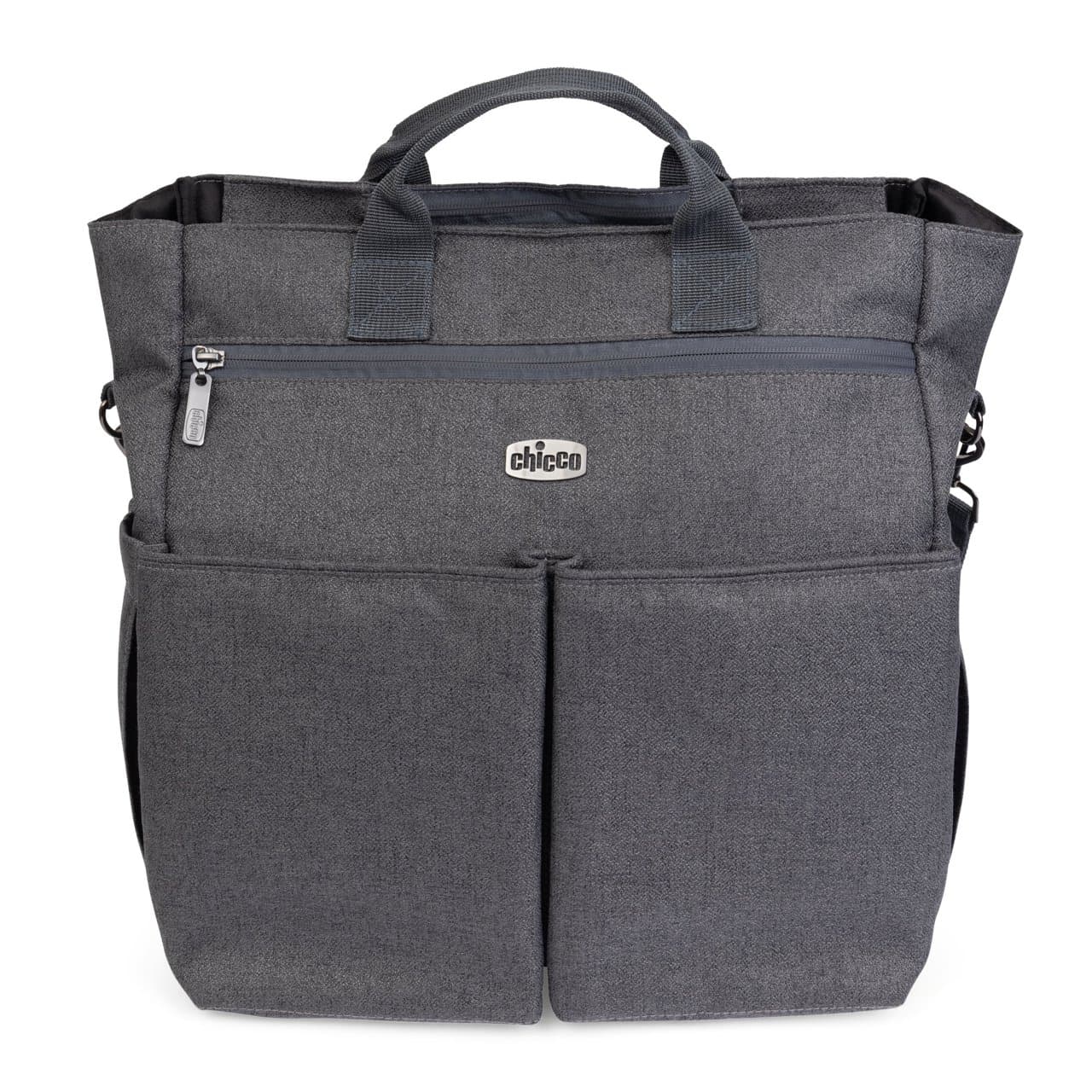 Geanta multifunctionala pentru carucior Chicco Bellagio, Black Satin, 0luni+
