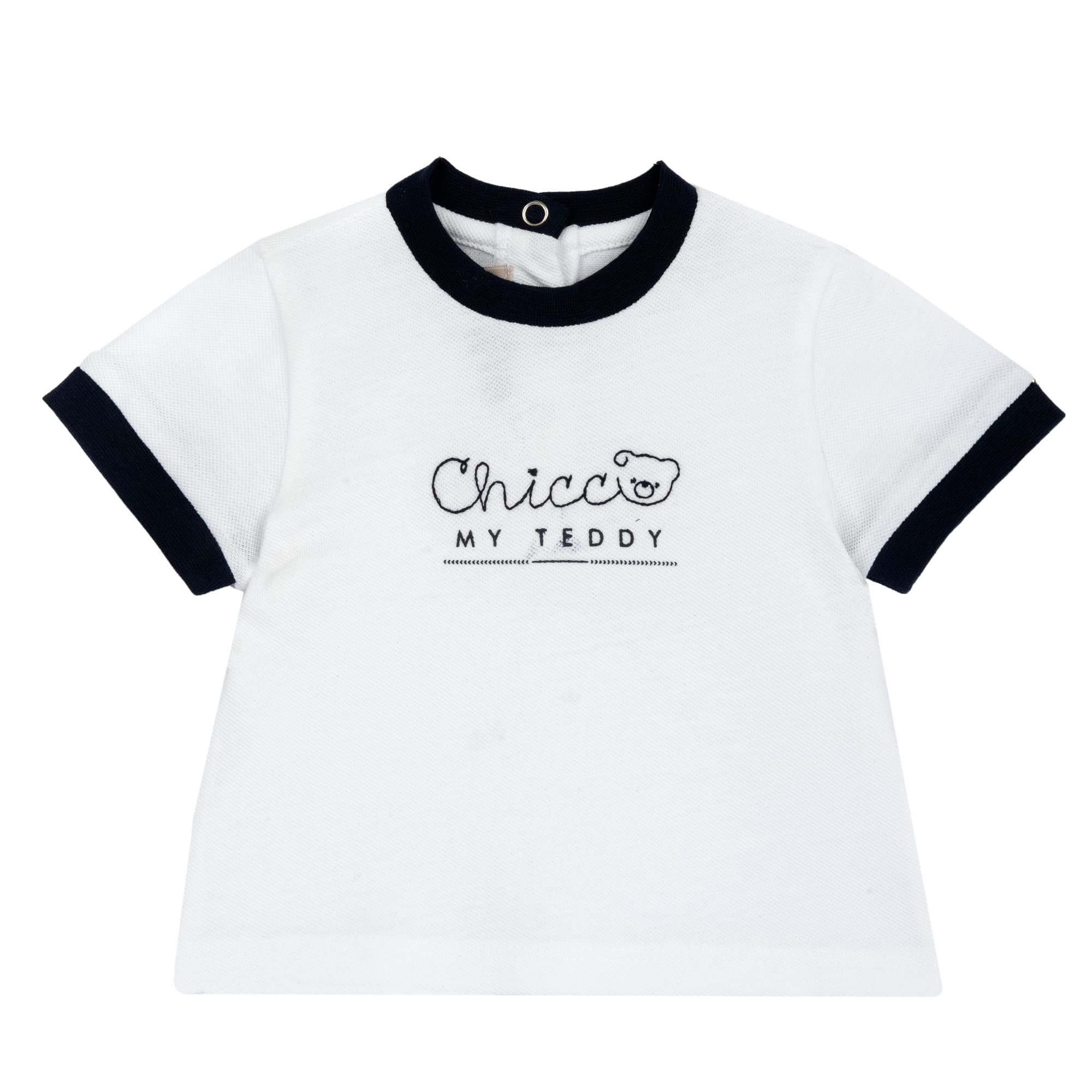 Tricou copii Chicco, Alb cu model, 01712-70MFCO