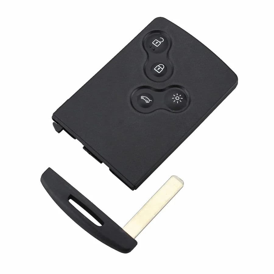 Carcasa Cheie Smartcard, 4 Butoane, Techstar, Compatibila cu Renault Megane III, Scenic, Laguna III, Clio, Captur