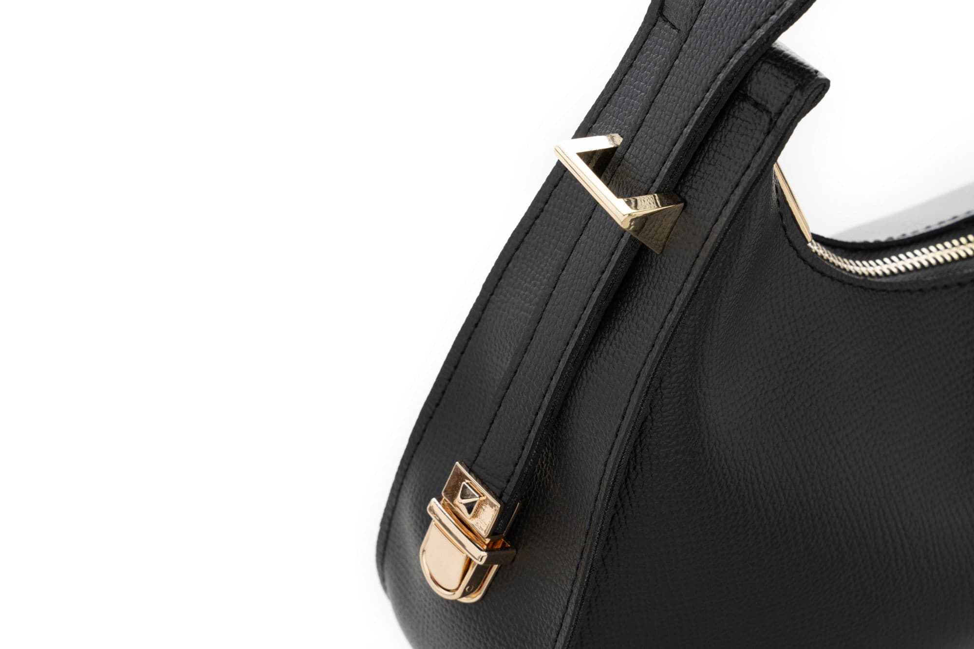 Geanta de umar, Lucky Bees, dama, negru, 28x8x20 cm, piele polivinilica