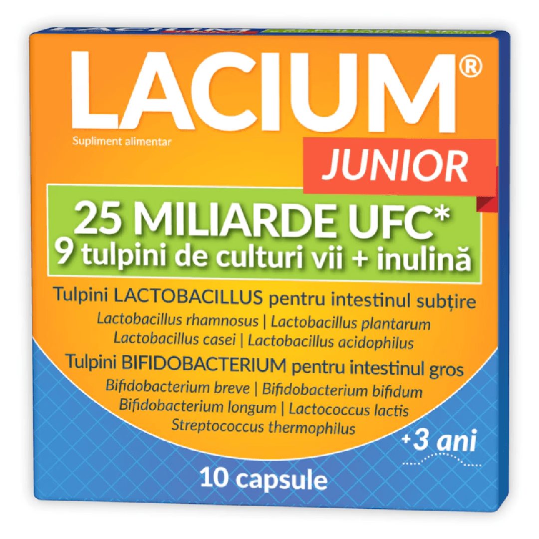 Lacium Junior 25 miliarde UFC, 10 capsule, Zdrovit